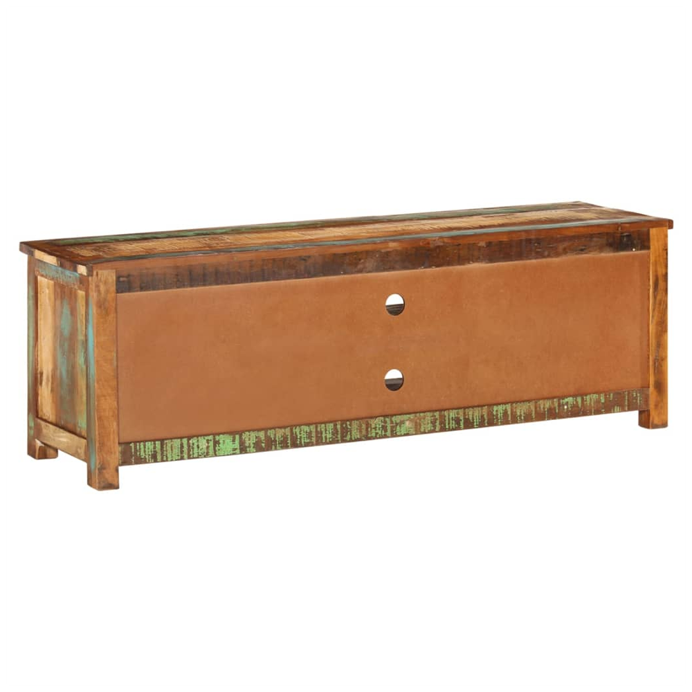 Reclaimed Wood TV Cabinet TV Stand 4 Drawers vidaXL by vidaXL