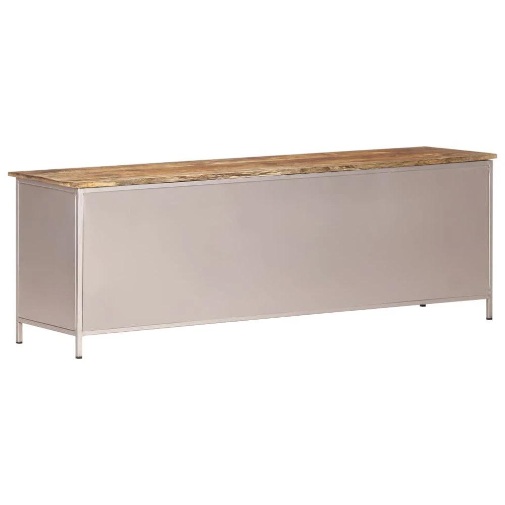 TV Cabinet 120x30x40 cm vidaXL Rough Mango Wood by vidaXL