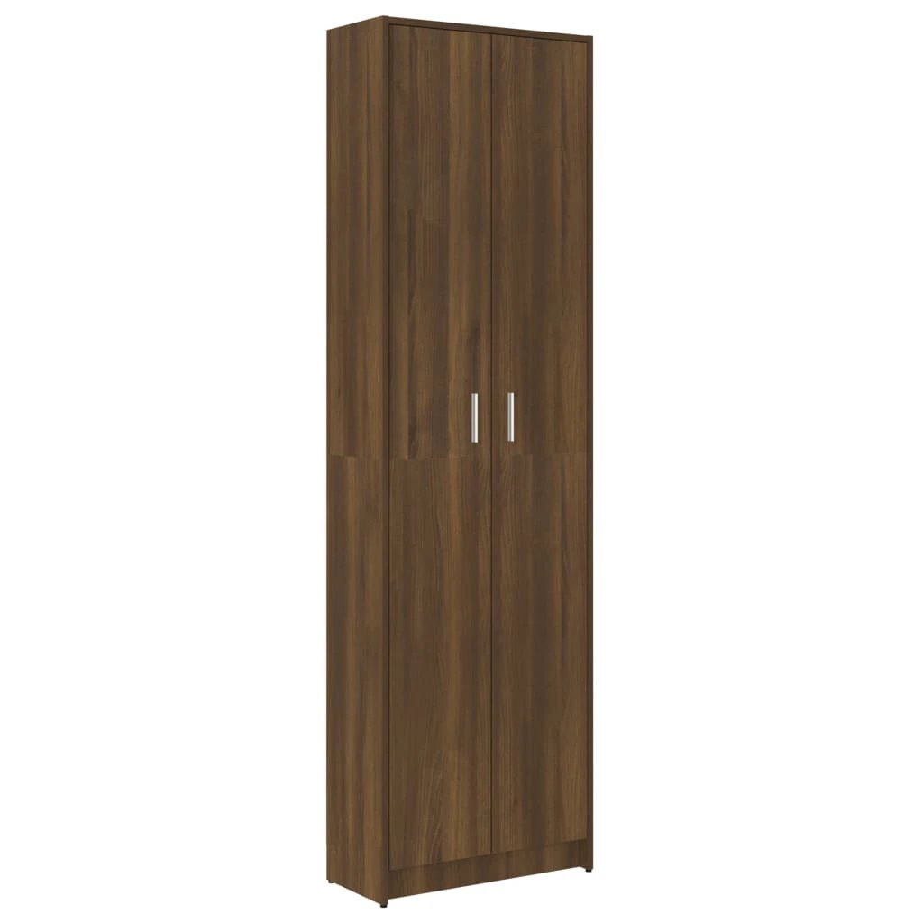 vidaXL Hallway Wardrobe Smoked Oak 55x25x189 cm Engineered Wood - Wardrobe