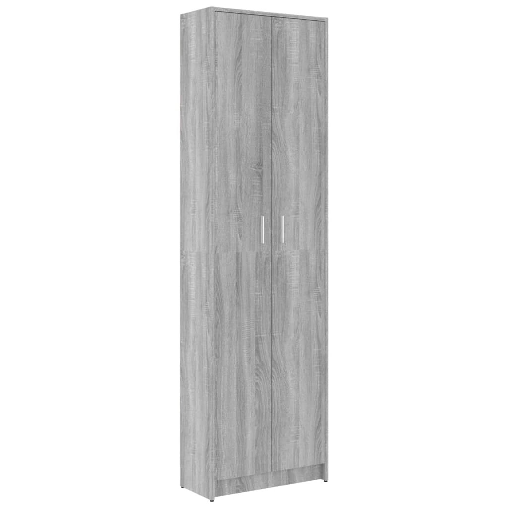 vidaXL Hallway Wardrobe Smoked Oak 55x25x189 cm Engineered Wood - Wardrobe