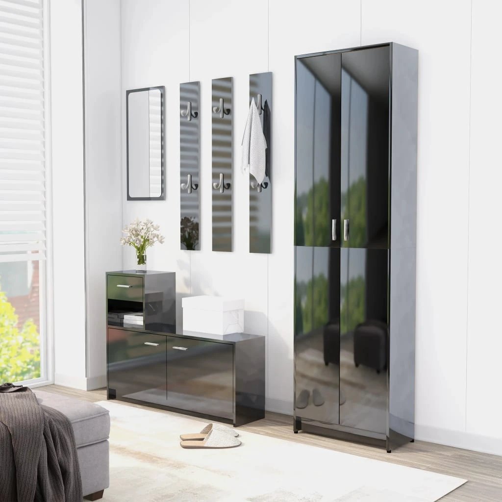 vidaXL Hallway Wardrobe Smoked Oak 55x25x189 cm Engineered Wood by vidaXL