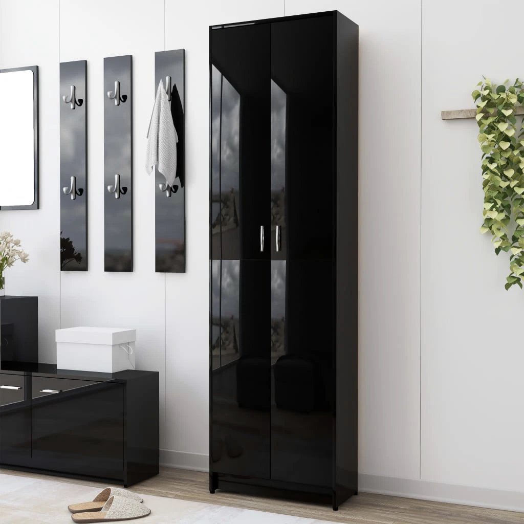 vidaXL Hallway Wardrobe Smoked Oak 55x25x189 cm Engineered Wood by vidaXL