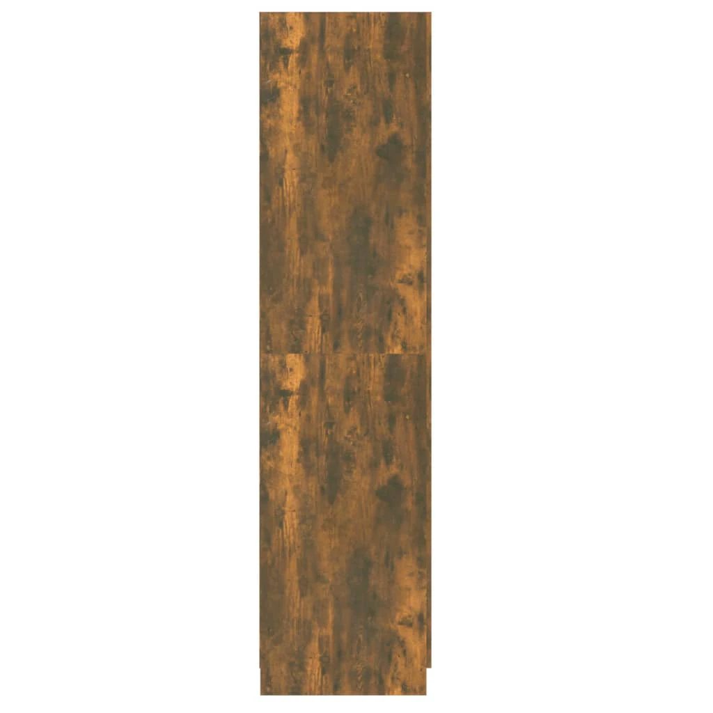 vidaXL Wardrobe Smoked Oak 90x50x200 cm Engineered Wood by vidaXL