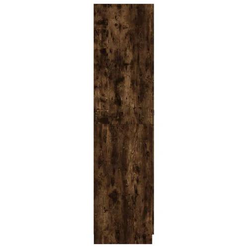 vidaXL Wardrobe Smoked Oak 90x50x200 cm Engineered Wood by vidaXL
