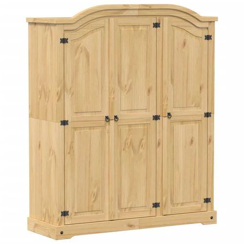 vidaXL Wardrobe Corona 151.5x52x186 cm Solid Wood Pine - Wardrobe