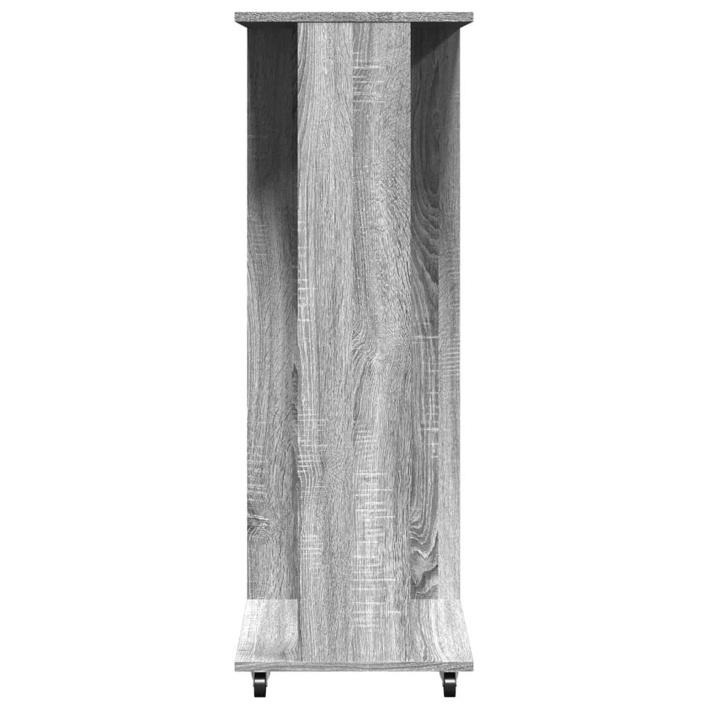 vidaXL Wardrobe with Wheels White 102x38x110 cm Engineered Wood - Wardrobe