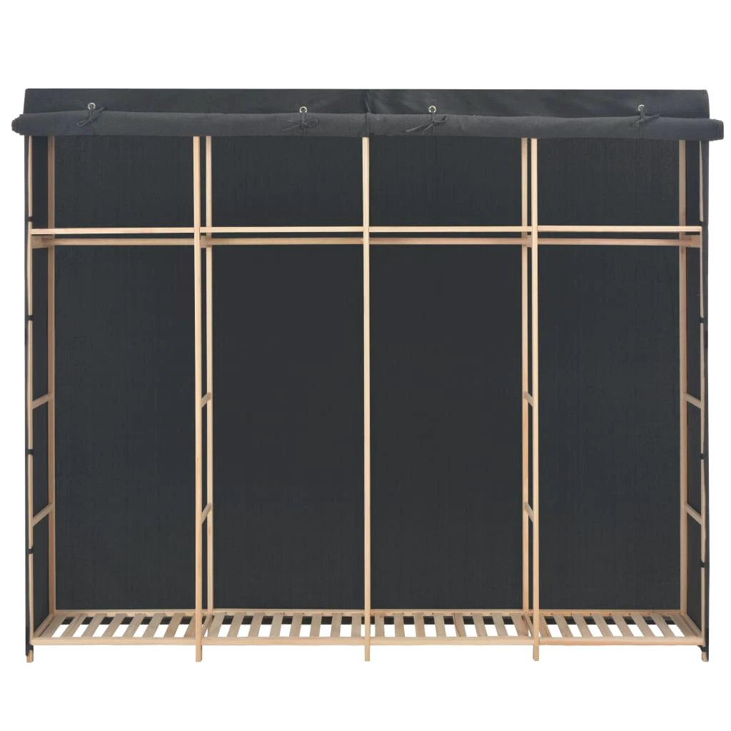 vidaXL Wardrobe White 200x40x170 cm Fabric by vidaXL