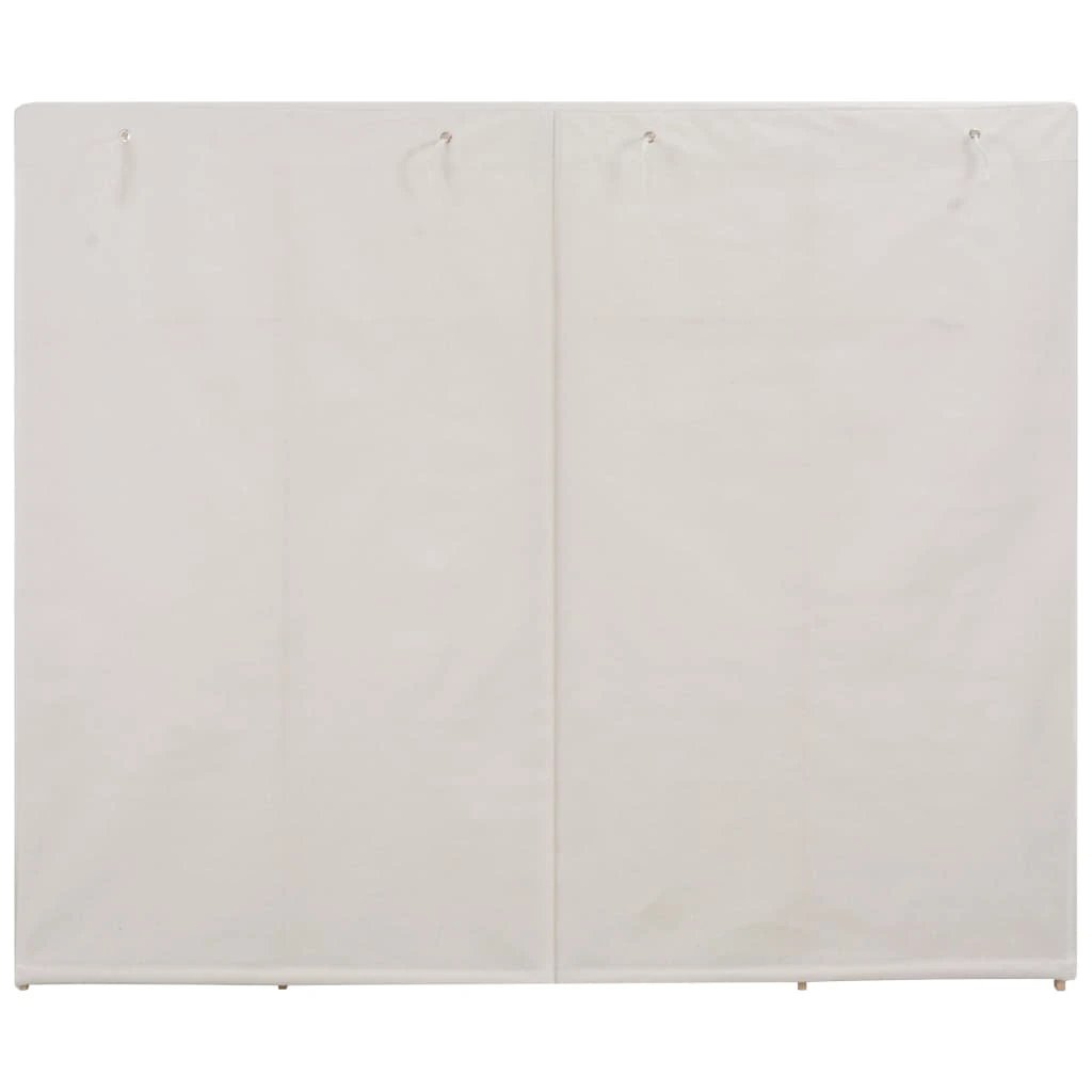 vidaXL Wardrobe White 200x40x170 cm Fabric by vidaXL