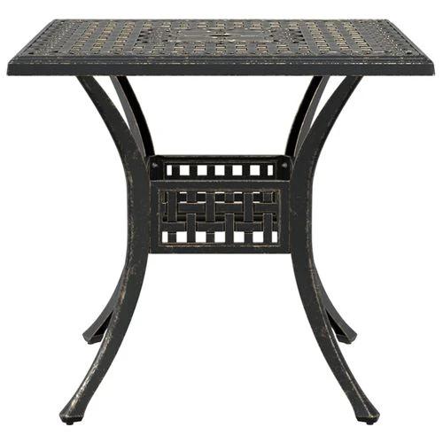 vidaXL Garden Table Bronze 80x80x75 cm Cast Aluminium by vidaXL