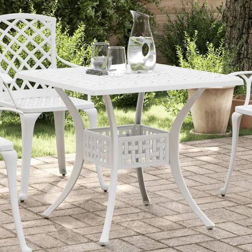 vidaXL Garden Table Bronze 80x80x75 cm Cast Aluminium -