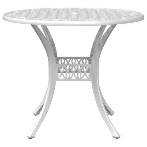 vidaXL Garden Table Bronze Ø90x75 cm Cast Aluminium -