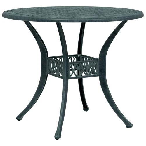 vidaXL Garden Table Bronze Ø90x75 cm Cast Aluminium - from vidaXL
