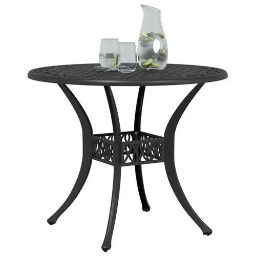vidaXL Garden Table Bronze Ø90x75 cm Cast Aluminium - from vidaXL