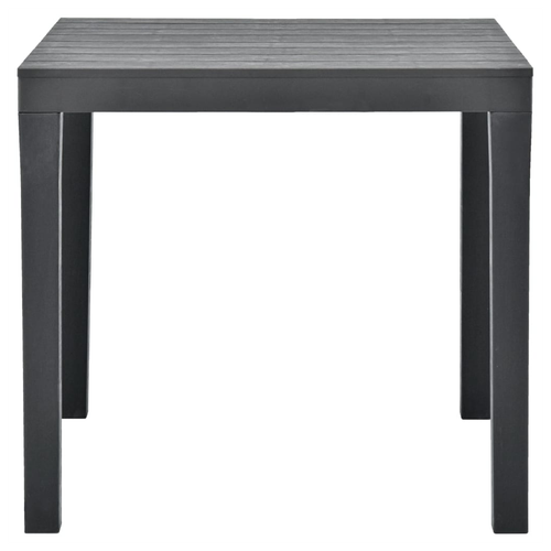 vidaXL Garden Table White 78x78x72 cm Plastic by vidaXL