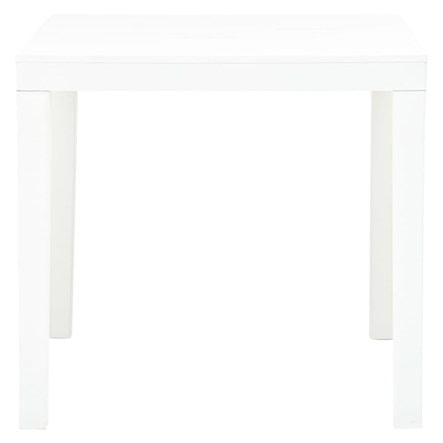 vidaXL vidaXL Garden Table White 78x78x72 cm Plastic -