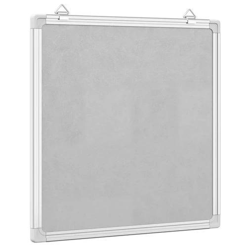 vidaXL Magnetic Whiteboard 40x30x1.7 cm Aluminium Frame Magnetic Surface For Home And Office - Whiteboard