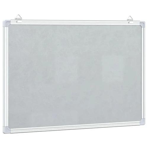 VidaXL Magnetic Whiteboard 40x30x1.7 cm Aluminium Frame Magnetic Surface For Home And Office by vidaXL