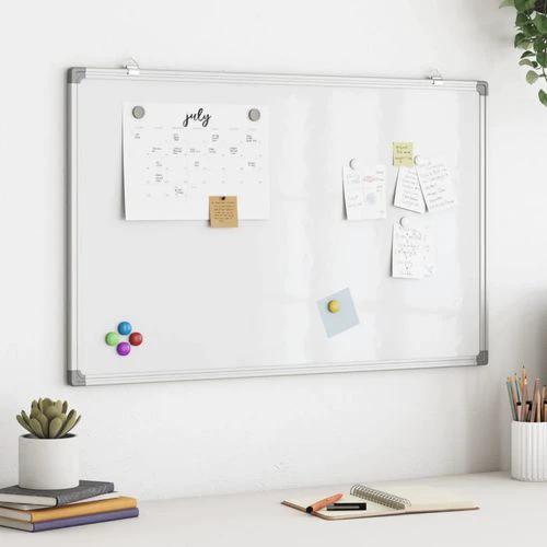 VidaXL Magnetic Whiteboard 40x30x1.7 cm Aluminium Frame Magnetic Surface For Home And Office by vidaXL