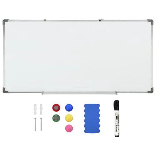 vidaXL vidaXL Magnetic Whiteboard 110x60 cm Steel Lacquer Coated Surface For Home Office And Classroom - Uncategorized Whiteboard