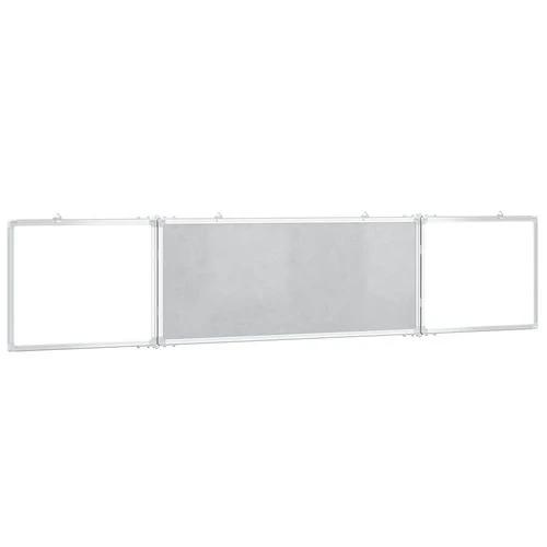 VidaXL Whiteboard 160x40x1.7cm Magnetic Office by vidaXL