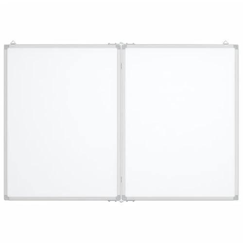 vidaXL Whiteboard 80x80x1.7 cm Magnetic For Home by vidaXL
