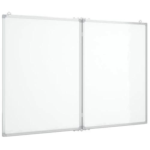 vidaXL Whiteboard 80x80x1.7 cm Magnetic For Home - Whiteboard