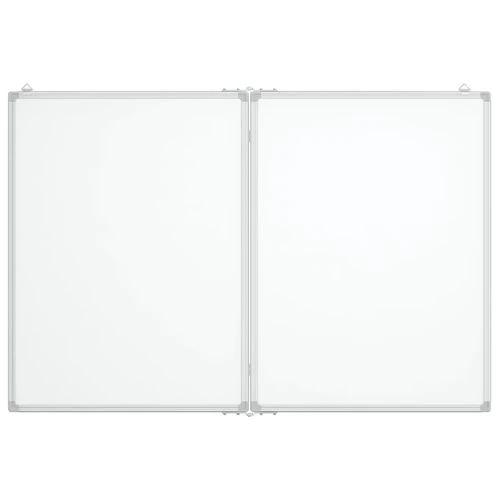 vidaXL Whiteboard 80x80x1.7 cm Magnetic For Home - Whiteboard