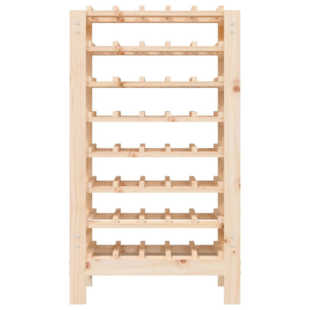 vidaXL Wine Rack 109.5x30x107.5 cm Solid Wood Pine by vidaXL