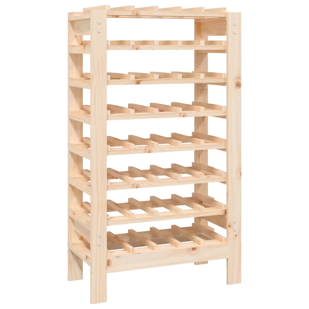 vidaXL Wine Rack 109.5x30x107.5 cm Solid Wood Pine by vidaXL