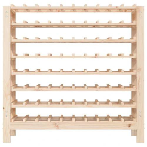 vidaXL Wine Rack 109.5x30x107.5 cm Solid Wood Pine - Wine Rack