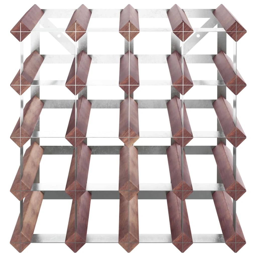 vidaXL Wine Rack for 12 Bottles Brown Solid Wood Pine by vidaXL