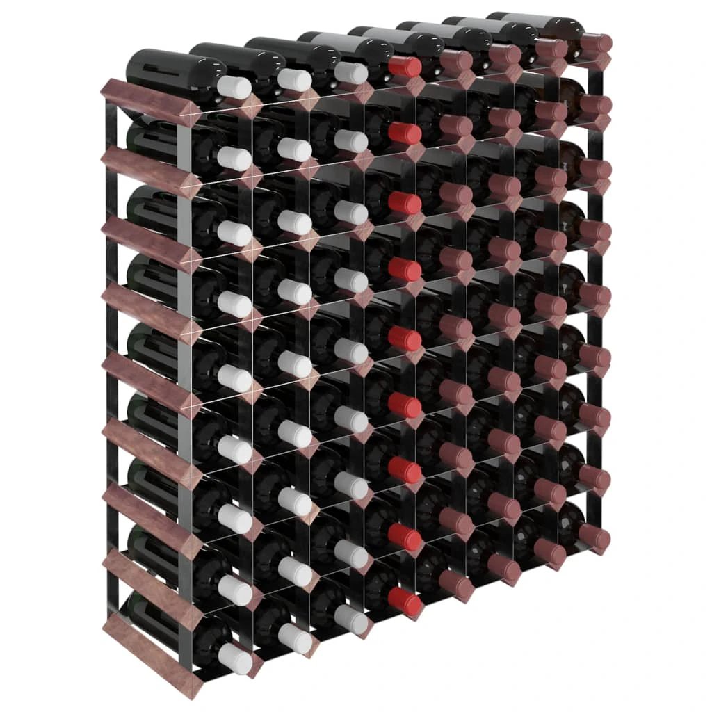vidaXL Wine Rack for 12 Bottles Brown Solid Wood Pine - Wine Rack