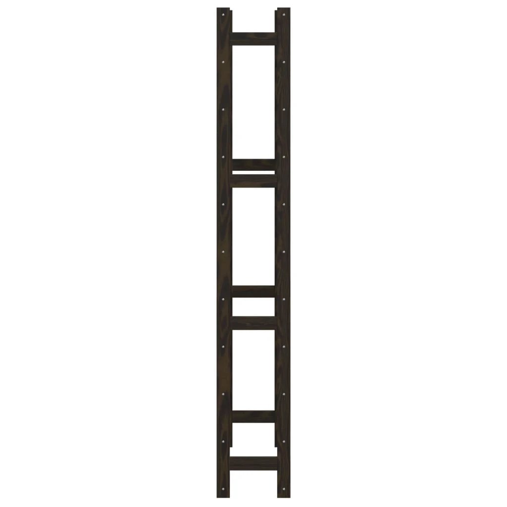 vidaXL vidaXL Wine Rack for 12 Bottles Grey Solid Wood Pine - Wine Rack