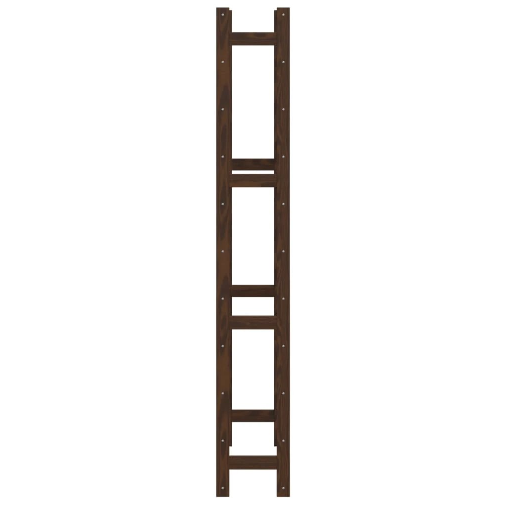 vidaXL vidaXL Wine Rack for 12 Bottles Grey Solid Wood Pine - Wine Rack