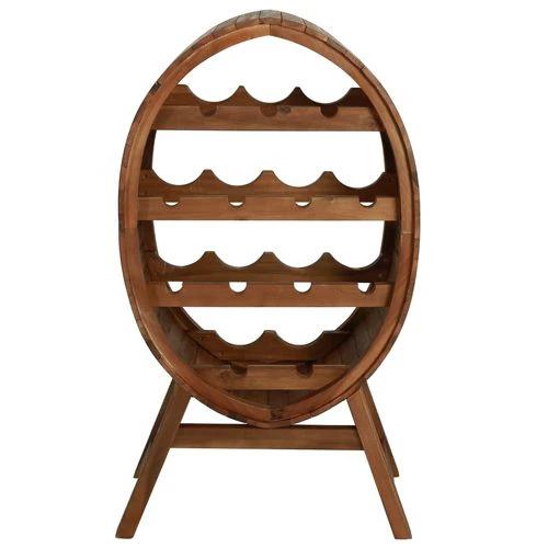 vidaXL Wine Rack 13 Bottles Solid Acacia Wood - Wine Rack