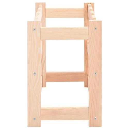 Wine Rack for 12 Bottles Pinewood by vidaXL