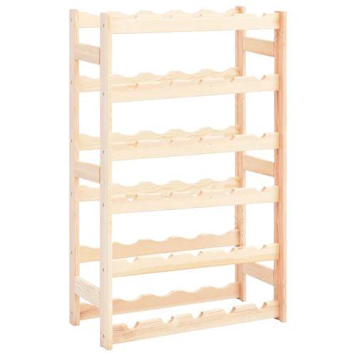Wine Rack for 30 Bottles Pinewood by vidaXL