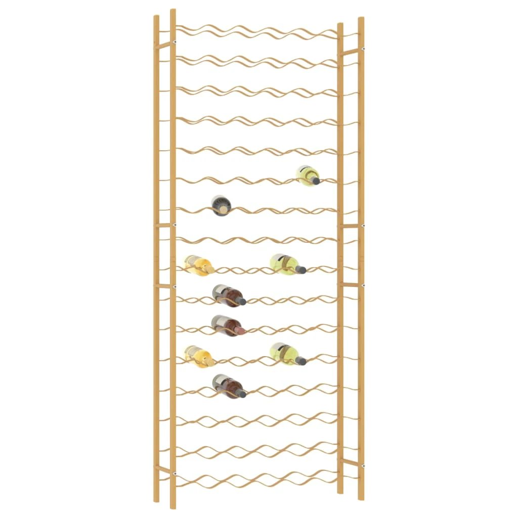 vidaXL Wine Rack for 48 Bottles White Metal by vidaXL