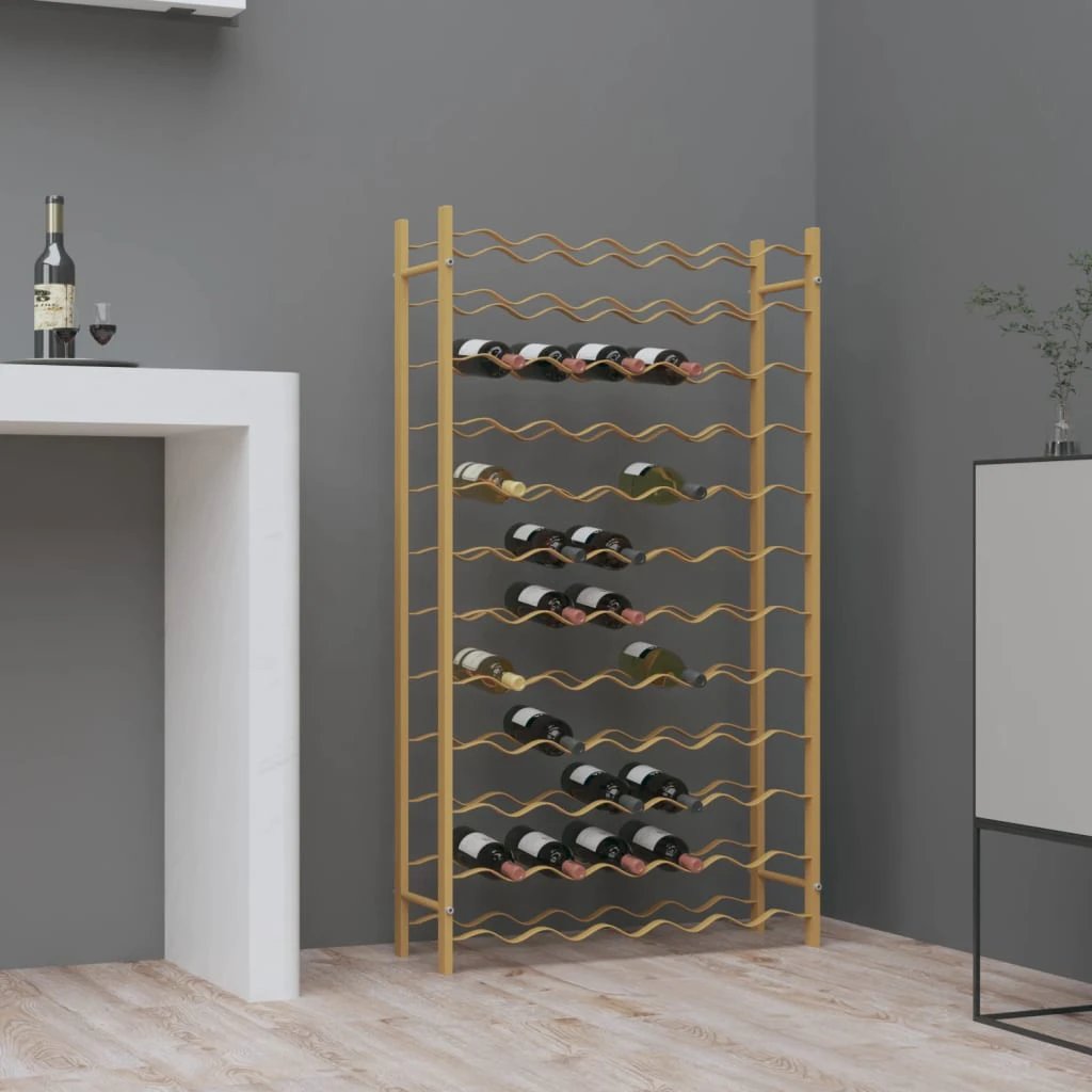 vidaXL Wine Rack for 48 Bottles White Metal by vidaXL