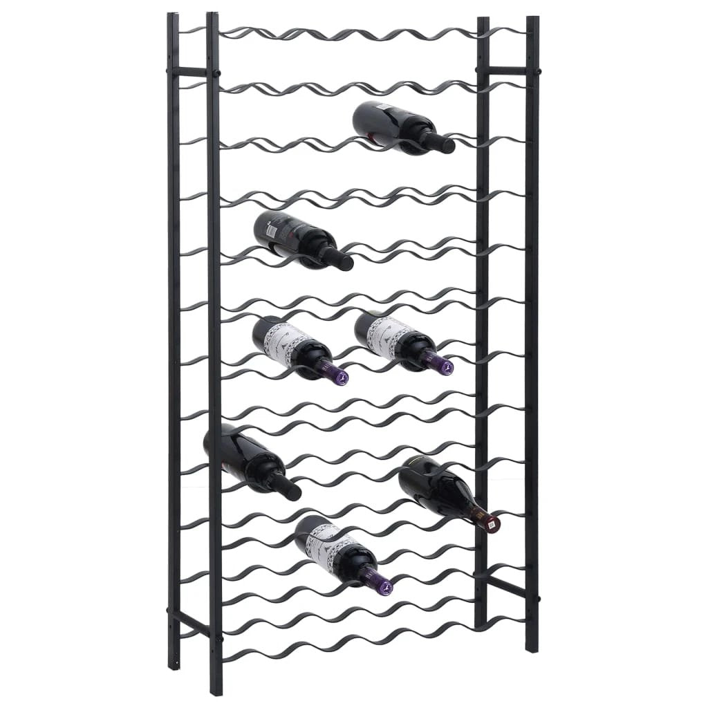 vidaXL Wine Rack for 48 Bottles White Metal - Wine Rack