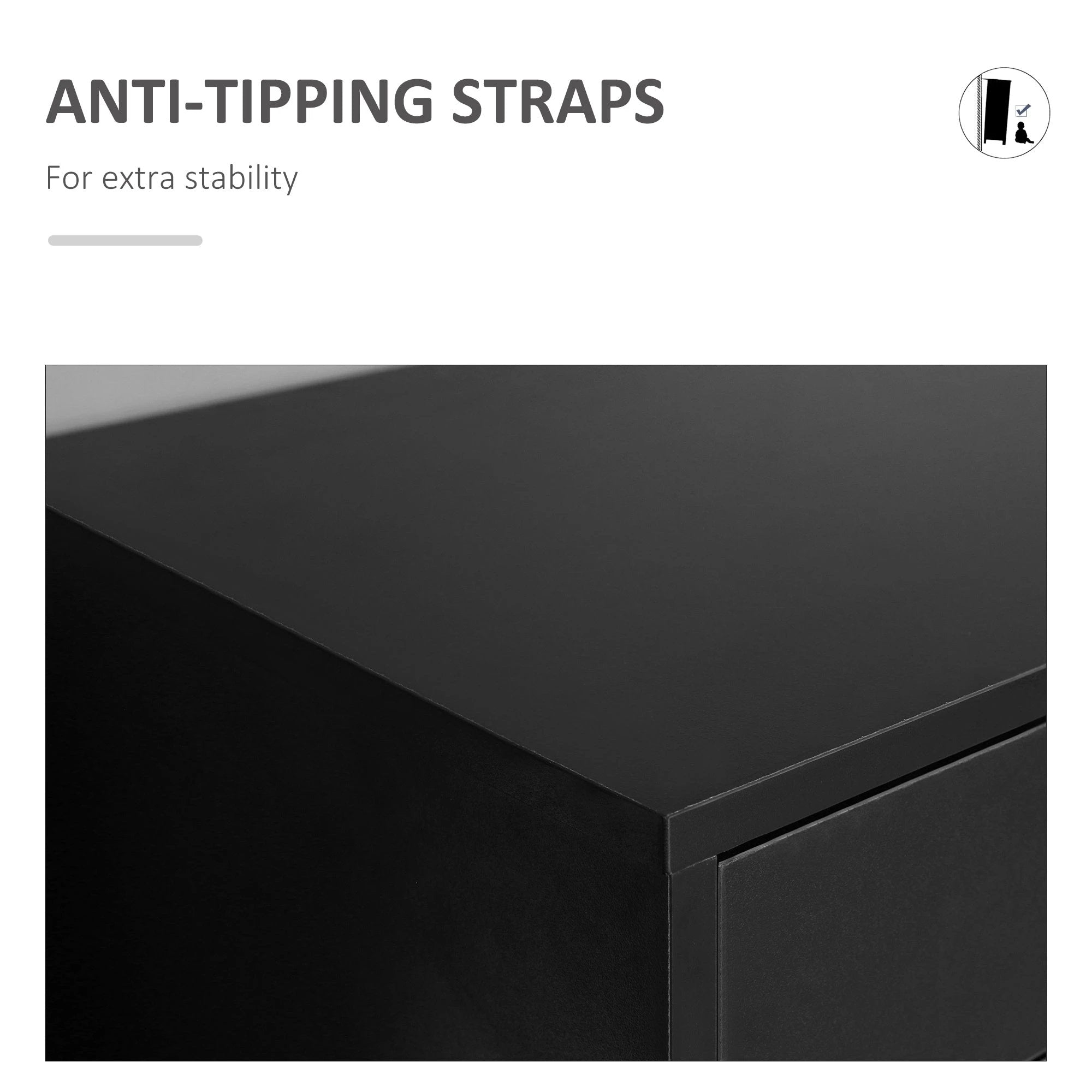 Vinsetto Vinsetto Mobile Filing Cabinet, 7-drawer File Cabinet with Wheels - Filing Cabinet
