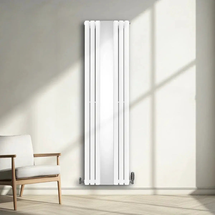 Mirror radiators: how to pick one that heats the room and fits the wall