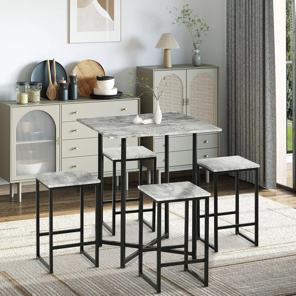 Homcom dining room set modern living room
