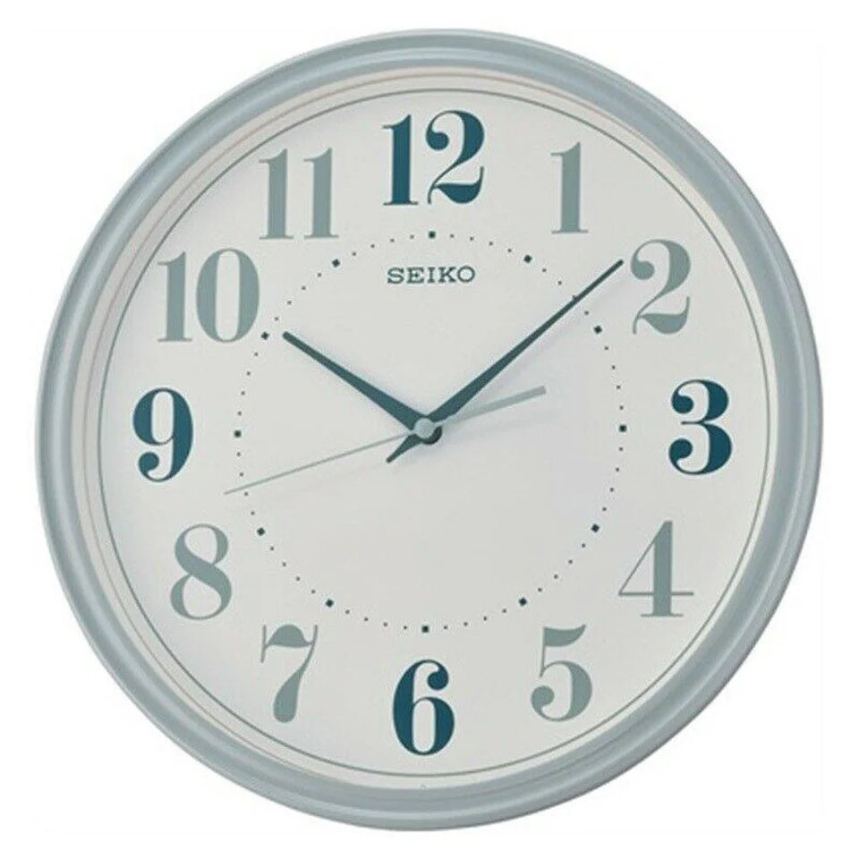 Seiko wall clock with standard clock face