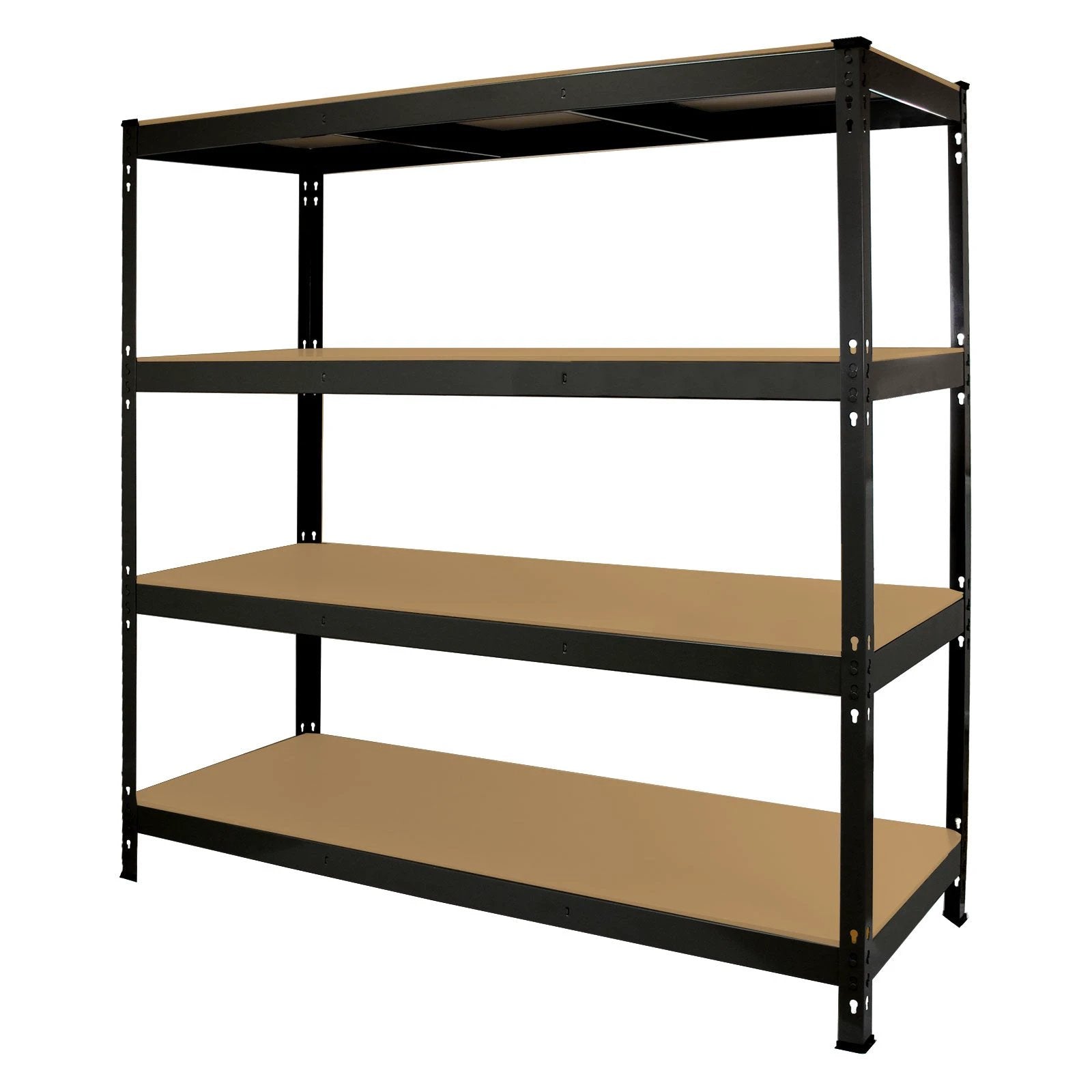 Monster Racking Q-Rax Heavy Duty Storage Shelving, 160cm W, 60cm D, Black by Monster Shop