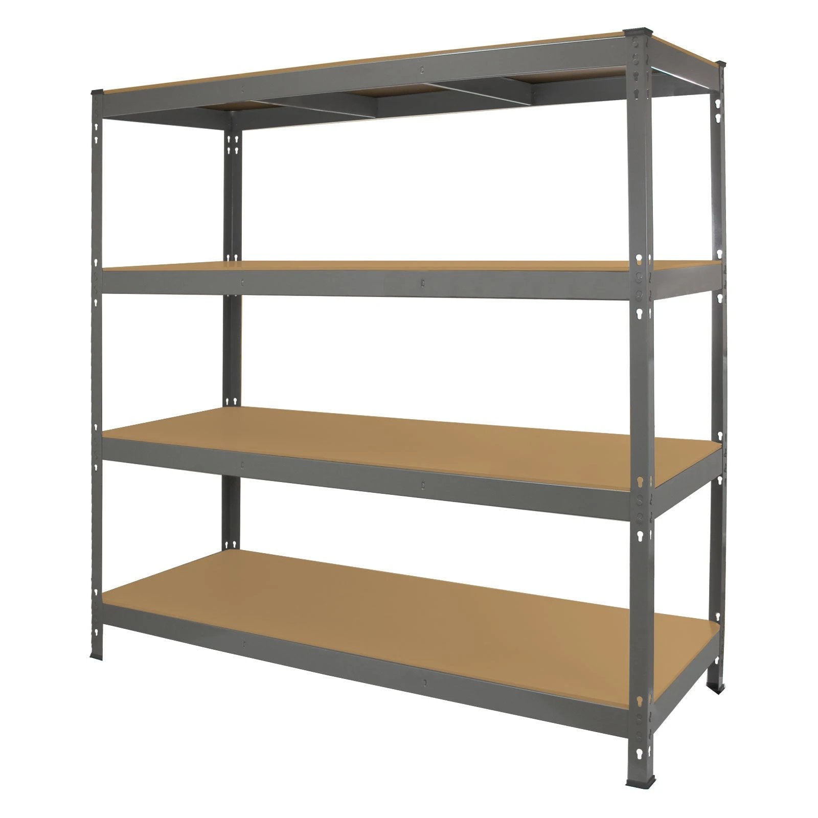 Monster Shop Monster Racking Q-Rax Heavy Duty Storage Shelving, 160cm W, 60cm D, Grey -
