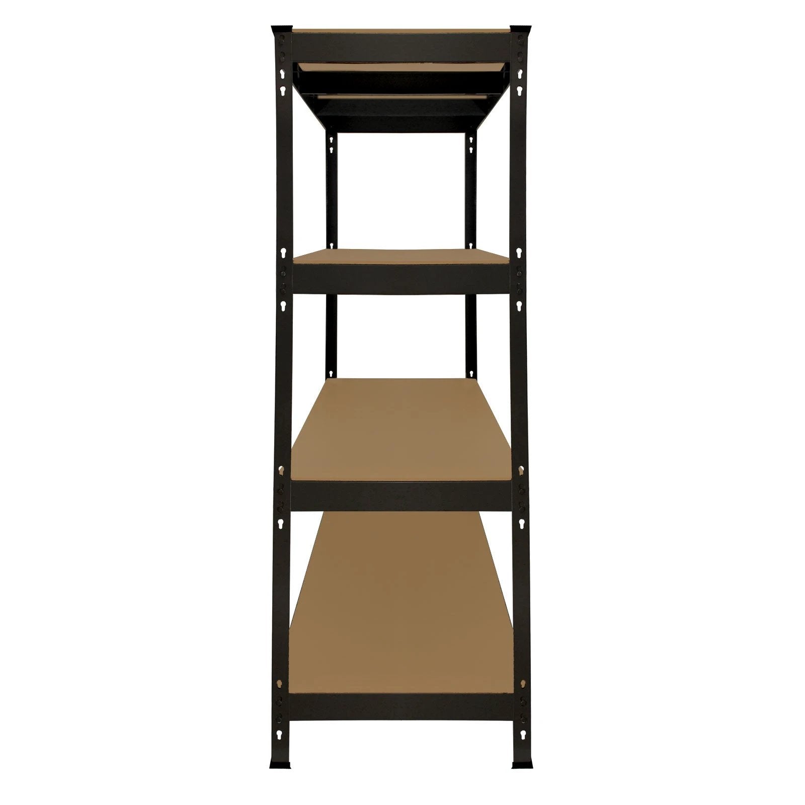 Monster Racking Q-Rax Heavy Duty Storage Shelving, 160cm W, 60cm D, Black by Monster Shop