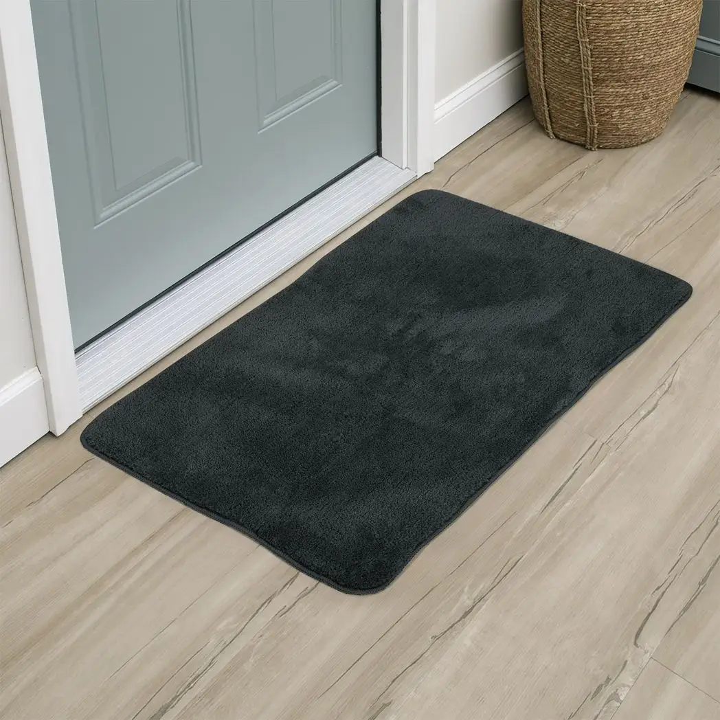 Vinsani VINSANI BATH MAT 50X80cm D.GREY 1010160 - Rug