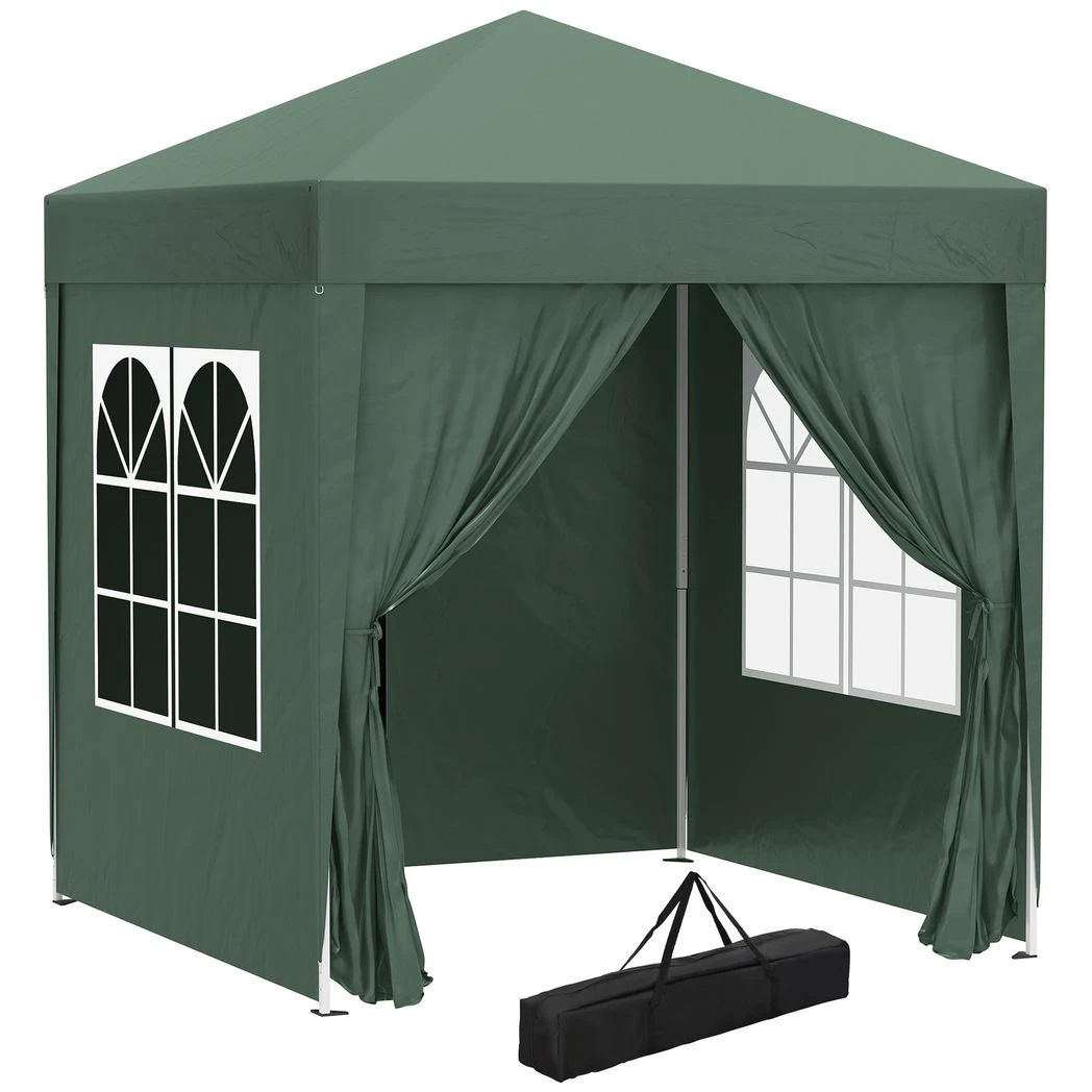 2x2m Garden Pop Up Gazebo Marquee Party Tent Wedding Awning Canopy by Outsunny