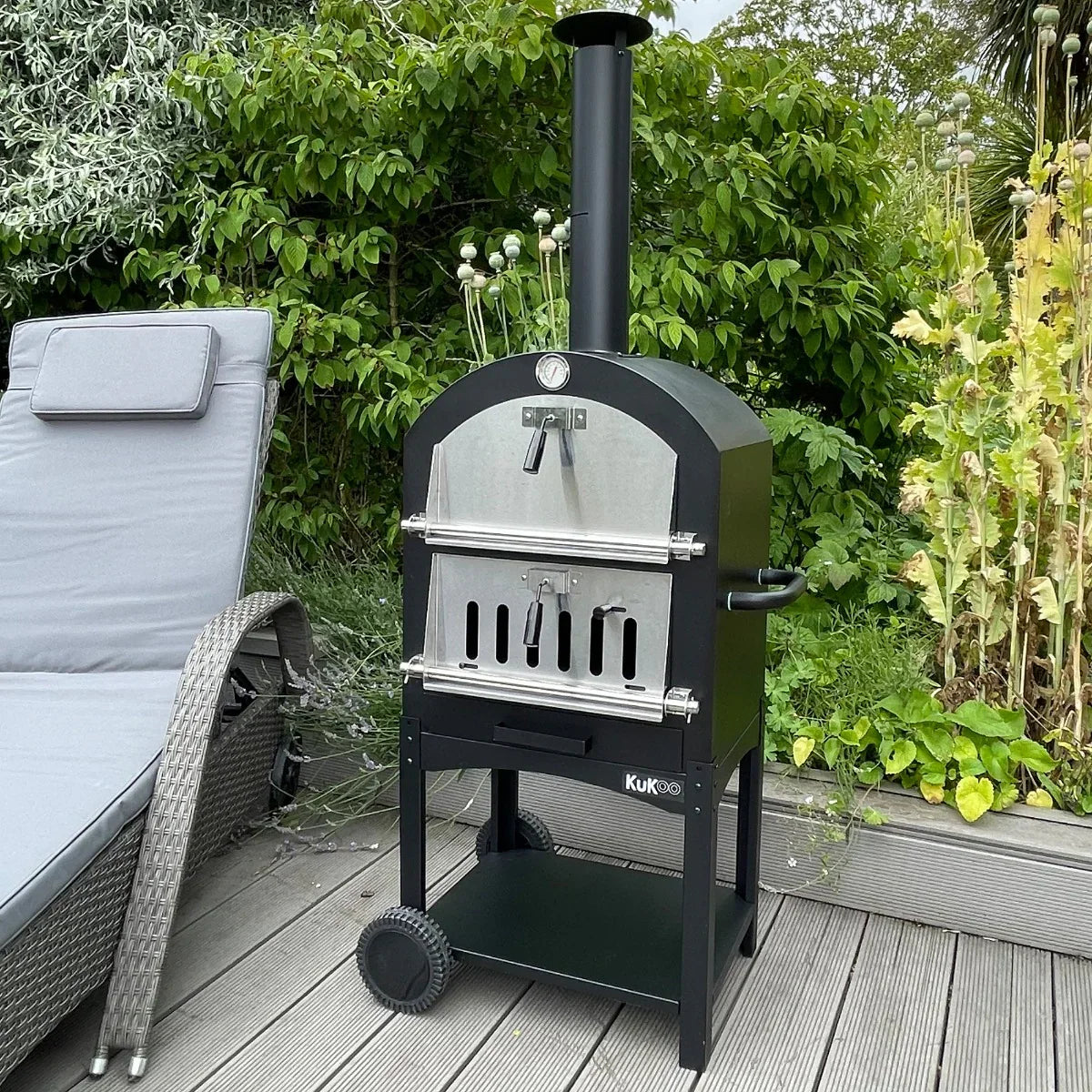 Monster Shop KuKoo Outdoor Pizza Oven & Cover -